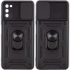 Ударостійкий чохол Camshield Serge Ring для Samsung Galaxy A03s Чорний