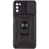 Ударостійкий чохол Camshield Serge Ring для Samsung Galaxy A03s Чорний