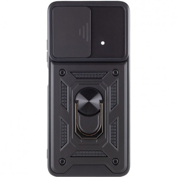 Ударостійкий чохол Camshield Serge Ring для Xiaomi Poco X4 Pro 5G Чорний