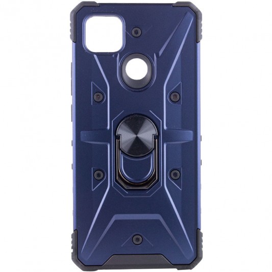 Ударопрочный чехол Pathfinder Ring для Xiaomi Redmi 9C / 10A Синий / Navy