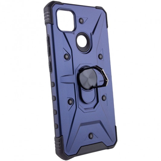 Ударопрочный чехол Pathfinder Ring для Xiaomi Redmi 9C / 10A Синий / Navy - изображение 1