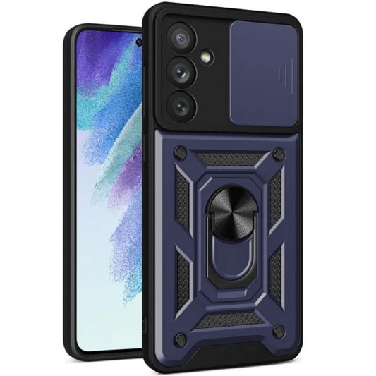 Ударостійкий чохол Camshield Serge Ring для Samsung Galaxy S23 Синій