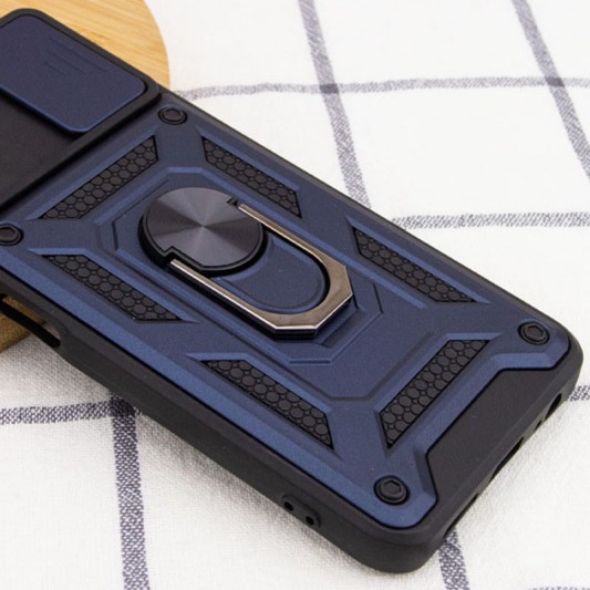 Ударостійкий чохол Camshield Serge Ring для Samsung Galaxy S23 Синій - зображення 3 