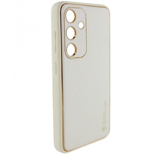 Шкіряний чохол Xshield для Samsung Galaxy S23 Білий / White - зображення 1 