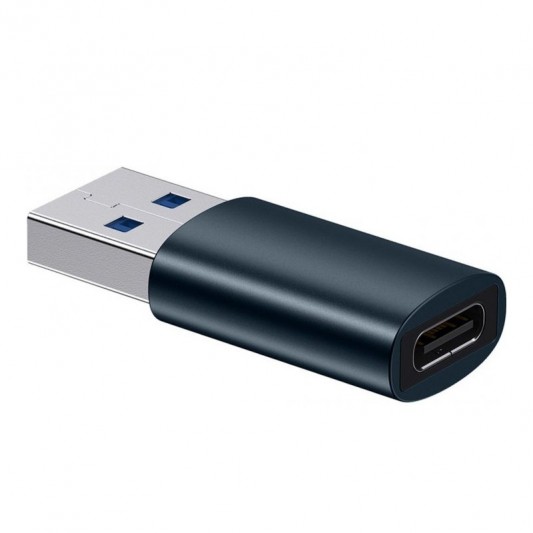 Перехідник Baseus Ingenuity Series Mini USB 3.1 to Type-C (ZJJQ000101) Blue - зображення 2 