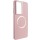 TPU чехол Bonbon Metal Style with MagSafe для Samsung Galaxy S22 Ultra Розовый / Light Pink