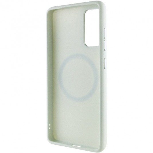 TPU чохол Bonbon Metal Style with MagSafe для Samsung Galaxy S23 Білий / White - зображення 2 