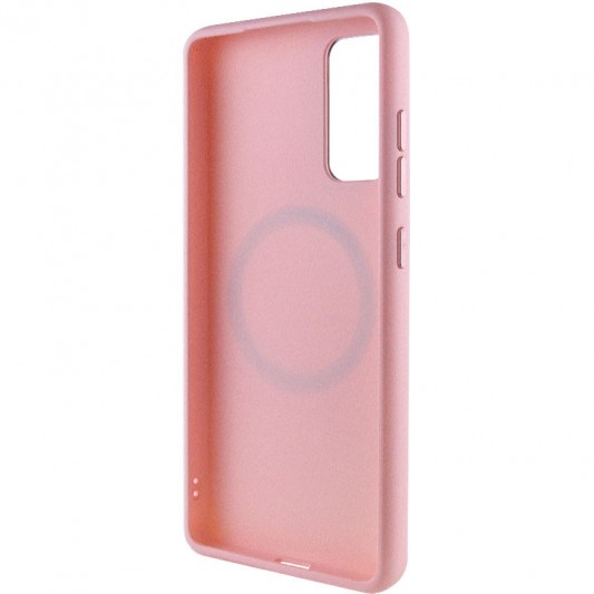 TPU чохол Bonbon Metal Style with MagSafe для Samsung Galaxy S23 Рожевий / Light Pink - зображення 2 