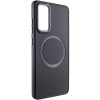 TPU чохол Bonbon Metal Style with MagSafe для Samsung Galaxy S23 Чорний / Black