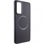 TPU чохол Bonbon Metal Style with MagSafe для Samsung Galaxy S23 Чорний / Black