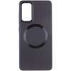 TPU чохол Bonbon Metal Style with MagSafe для Samsung Galaxy S23 Чорний / Black