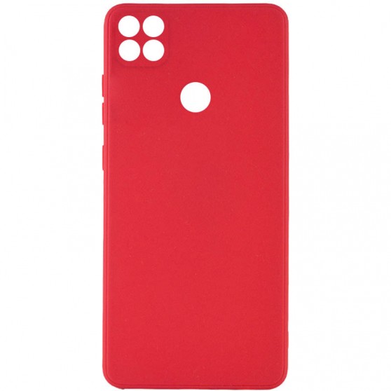 Силиконовый чехол Candy Full Camera для Xiaomi Redmi 9C Красный / Camellia