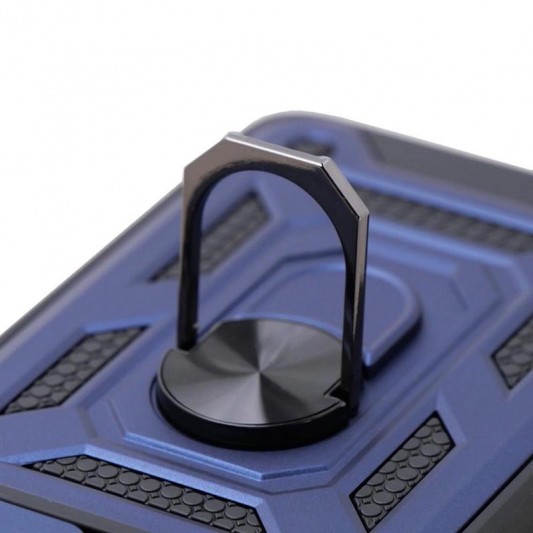 Ударостійкий чохол Camshield Serge Ring для Apple iPhone 7 plus / 8 plus (5.5") Синій - зображення 2 