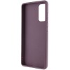 TPU чехол Bonbon Metal Style with MagSafe для Samsung Galaxy S23 FE Бордовый / Plum