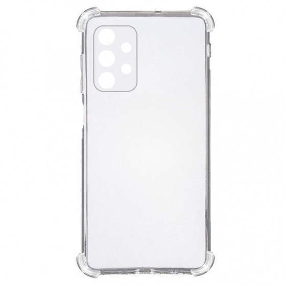 TPU чехол GETMAN Ease logo усиленные углы Full Camera для Samsung Galaxy A23 4G Бесцветный (прозрачный)