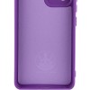 Чехол Silicone Cover Lakshmi Full Camera (AA) для Samsung Galaxy A34 5G Фиолетовый / Purple
