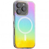 Чехол TPU Galaxy Sparkle (MagFit) для Apple iPhone 16 Pro (6.3 дюйма) Chroma+Glitter