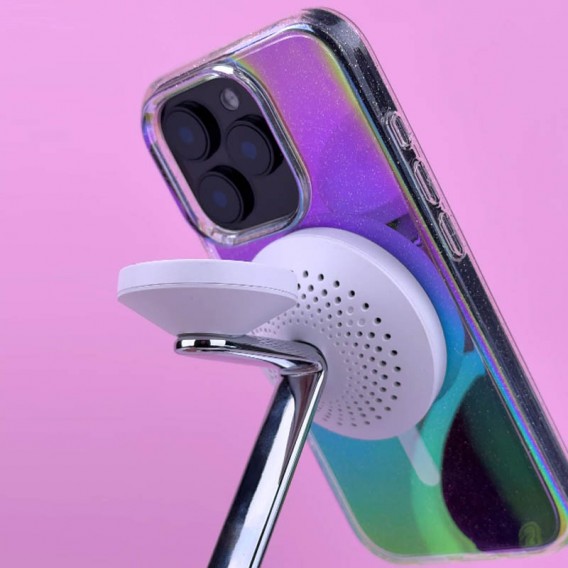 Чохол TPU Galaxy Sparkle (MagFit) для Apple iPhone 16 Pro (6.3") Chroma+Glitter