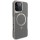 TPU+PC чехол Metal Buttons with MagSafe Carbon Ring для Apple iPhone 16 Pro (6.3") Серый