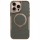 TPU+PC чехол Metal Buttons with MagSafe Carbon Ring для Apple iPhone 16 Pro Max (6.9") Золотой