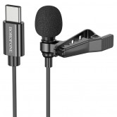 Мікрофон петличний Borofone BFK11 Elegant lavalier Type-C (2m) Black Мікрофон петличний Borofone BFK11 Elegant lavalier Type-C (2m) Black