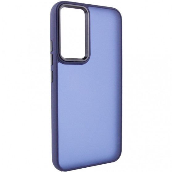 Чехол TPU+PC Lyon Frosted для Samsung Galaxy A32 4G Navy Blue