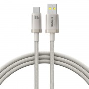 Дата кабель Baseus Titanium Alloy Fast Charging USB to Type-C 100W (1m) (P10378102) Galaxy Titanium Gold
