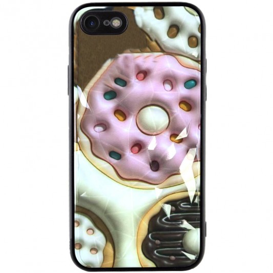 TPU+PC чехол Prisma Fluffie для Apple iPhone 7 / 8 / SE (2020) (4.7") Donut