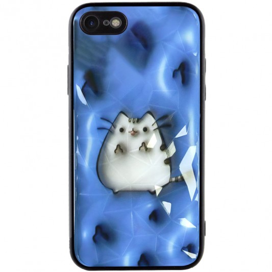 TPU+PC чехол Prisma Fluffie для Apple iPhone 7 / 8 / SE (2020) (4.7") Pusheen - изображение 1