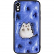 TPU+PC чехол Prisma Fluffie для Apple iPhone XR (6.1") Pusheen