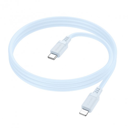 Дата кабель Borofone BX115 Lotto Type-C to Lightning 27W (1m) Blue - изображение 2
