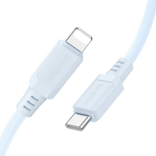 Дата кабель Borofone BX115 Lotto Type-C to Lightning 27W (1m) Blue - изображение 3