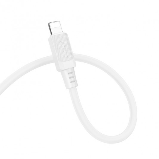 Дата кабель Borofone BX115 Lotto Type-C to Lightning 27W (1m) White - изображение 1