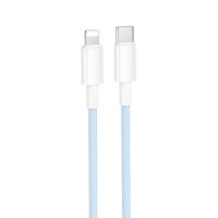 Дата кабель Borofone BX117 Source Type-C to Lightning 27W (1m) Blue