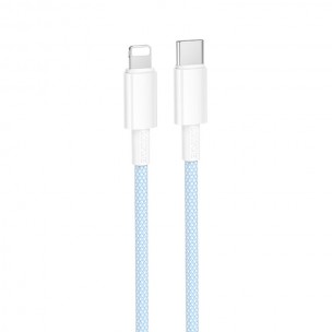 Дата кабель Borofone BX117 Source Type-C to Lightning 27W (1m) Blue