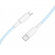 Дата кабель Borofone BX117 Source Type-C to Lightning 27W (1m) Blue