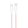 Дата кабель Borofone BX117 Source Type-C to Lightning 27W (1m) Pink