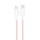 Дата кабель Borofone BX117 Source Type-C to Lightning 27W (1m) Pink