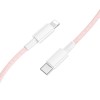 Дата кабель Borofone BX117 Source Type-C to Lightning 27W (1m) Pink
