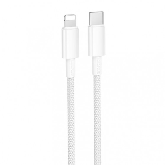 Дата кабель Borofone BX117 Source Type-C to Lightning 27W (1m) White
