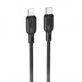 Дата кабель Borofone BX113 Lenny Type-C to Lightning 27W (3m) Black Дата кабель Borofone BX113 Lenny Type-C to Lightning 27W (3m) Black