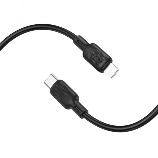 Дата кабель Borofone BX113 Lenny Type-C to Lightning 27W (3m) Black - изображение 2
