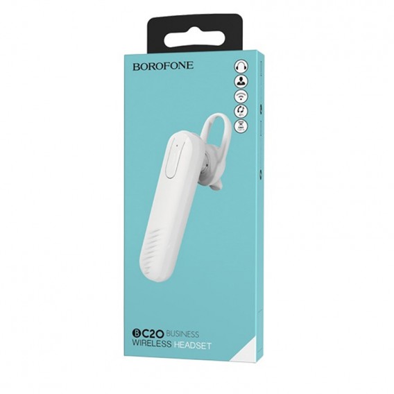 Bluetooth гарнітура Borofone BC20 Smart White