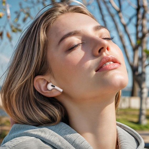 Бездротові TWS навушники BOROFONE BW84 Dream White