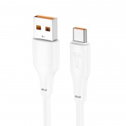 Дата кабель Hoco X93 Force USB to Type-C 27W (1m) White