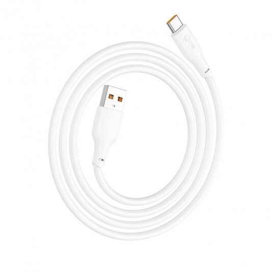 Дата кабель Hoco X93 Force USB to Type-C 27W (1m) White - изображение 1