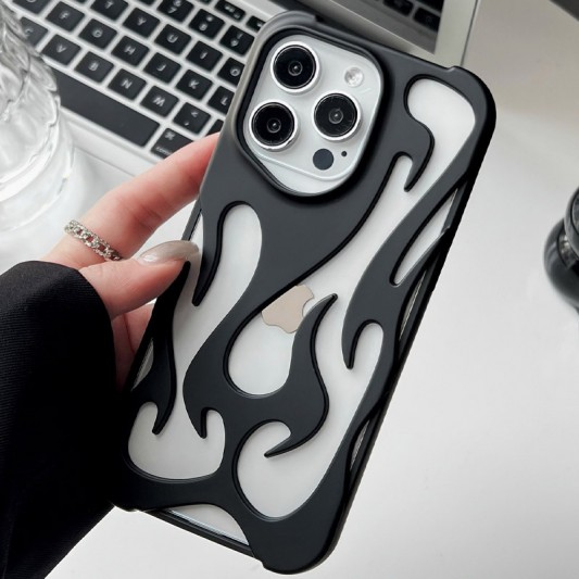 Чехол TPU WinFire для Apple iPhone 13 Pro / 14 Pro (6.1") Black - изображение 2