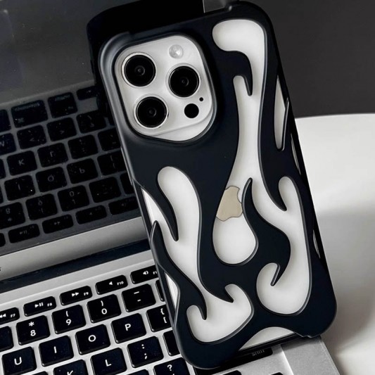 Чехол TPU WinFire для Apple iPhone 13 Pro / 14 Pro (6.1") Black - изображение 4