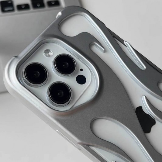 Чохол TPU WinFire для Apple iPhone 15 Pro (6.1") Silver - зображення 3 