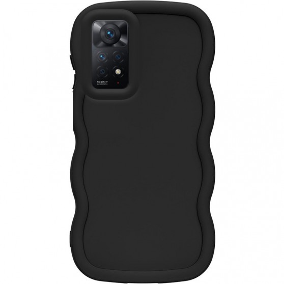 Чехол TPU Ripple для Xiaomi Redmi Note 11 Pro 4G/5G  Black